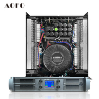Amplificateur de puissance professionnel de classe H à 4 canaux AM1004 avec écran LCD, amplificateur audio haute puissance 4CH, équipement sonore de scène