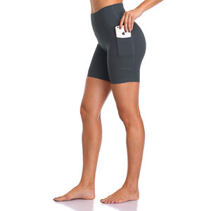 Pantalones cortos de yoga con spandex flexible para mujer - Product Image 5