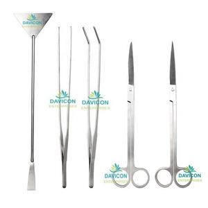 Kit d'ustensiles de jardinage pour Aquarium, 1 pièce, en acier inoxydable - Product Image 1