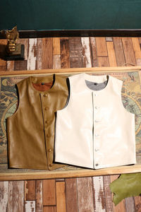 Chaleco de cuero para hombre, corte ajustado, estilo urbano, chaleco de cuero para hombre, ropa de moda, chaleco de cuero para hombre, look casual urbano, chaleco de cuero auténtico - Product Image 6