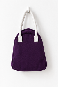 Sac à lunch isotherme violet, sac isotherme portable, sac de rangement pour aliments en polyester pour le bureau, le pique-nique - Product Image 1