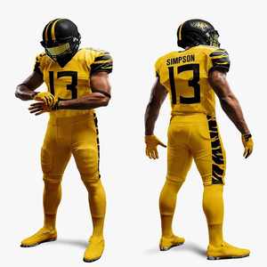 Uniformes de football américain de haute qualité pour l'entraînement des jeunes Options de taille plus cousues de haute qualité - Product Image 1