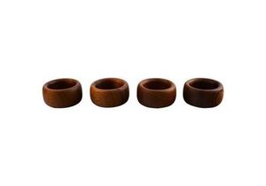 Porte-serviettes personnalisé en bois naturel à 100 %, moderne et luxueux, écologique, durable, pour mariage, maison, table, décoration de restaurant - Product Image 5