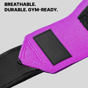 Accessoires de gym : Bandes de compression élastiques pour le coude et le genou, protection pour l'entraînement, la musculation et le powerlifting - Product Image 6