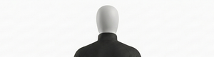 Sweat-shirt tricoté pour homme noir et orange à col montant zippé, coupe classique, idéal pour l'automne, 100 % polyester respirant, style formel - Product Image 6