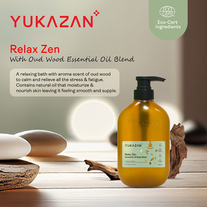 Gel de Ducha con Aceite Esencial Yukazan Relax Zen 500ml, Superventas en Malasia, Garantía del Mejor Proveedor, Calidad Premium, Aroma a Madera de Oud, Alivia el Estrés - Product Image 2