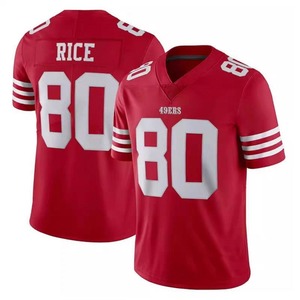 Camiseta de Fútbol Americano para Hombre, Uniforme del Equipo de San Francisco con Logos Bordados, Transpirable, Tallas Grandes, Personalizable OEM - Product Image 3