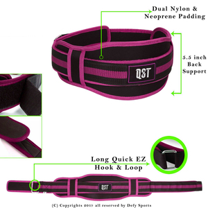 Cinturón de Gimnasio de Neopreno Antideslizante de Cierre Rápido al por Mayor para Levantamiento de Pesas, Culturismo, Ejercicio, Entrenamiento de Seguridad - Product Image 2