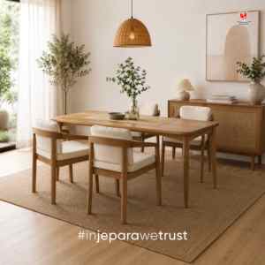 Silla de Comedor de Madera de Caoba Premium, Silla de Bistró Acolchada con Brazos para Restaurante, Cafetería, Villa - Product Image 1