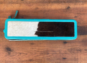 ใหม่เคสหนังวัวแท้สไตล์ตะวันตกทำด้วยมือเคสเหล็กม้วนผมทนทานต่อความร้อนมีสไตล์สำหรับผู้หญิง - Product Image 4