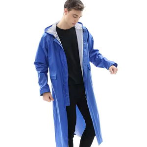 เสื้อกันฝนผู้หญิงดีไซน์ใหม่ ทรงเข้ารูป สำหรับเดินทาง ทำจากโพลีเอสเตอร์ กันน้ำ กันลม มีซิปปิด ปรับแต่งได้ รุ่นยาว - Product Image 4