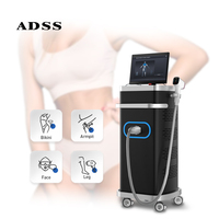 Appareil d'épilation laser permanente esthétique ADSS Group, quatre longueurs d'onde 755 808 940 1064 nm, appareil d'épilation laser diode