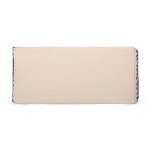 Poufs et poufs rectangulaires bleus et blancs naturels - Product Image 6