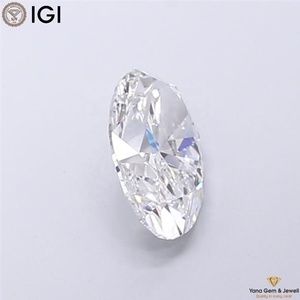Diamant CVD Élégance 2,51 carats, taille ovale, cultivé en laboratoire, couleur D, clarté VS1, certificat IGI, montures de bijoux signature - Product Image 3