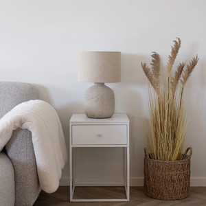Grand panier de rangement en jonc de mer tressé à la main avec poignées pour linge, couvertures, jouets, linge de maison, chambre d'enfant, chambre à coucher, salon, organisation - Product Image 6