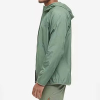 ERIT SPORTS Ensemble court coupe-vent décontracté à capuche pour homme, design personnalisé, hiver, respirant, léger, nylon/polyester, cordon de serrage