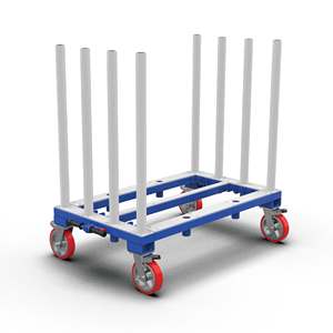 Carro de transporte flexible de 1500 kg, carretilla robusta para el transporte de materiales en losa. - Product Image 3