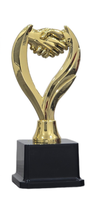 Trophée en métal moulé sous pression avec gravure pour les vainqueurs de tournois de cricket, football et volleyball, design attrayant, base robuste