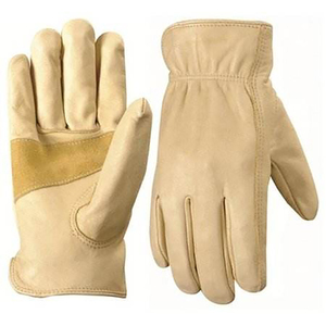 Gants en cuir confortables pour l'hiver, décontractés et respirants, avec support pour la paume, longueur poignet, pour le travail quotidien et les activités. - Product Image 4