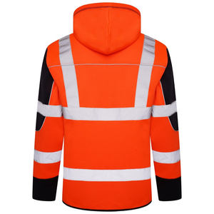 Sudadera de Seguridad Unisex para Hombre, de Algodón Grueso de Calidad, con Cinta Reflectante, Logotipo Personalizable, para Seguridad Vial - Product Image 2