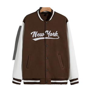 <b>Men's</b> Casual Breathable Embroidered Loose Woolen Stand Collar Safari <b>Jackets</b> | <b>Warm</b> Elegant Winter Outerwear Single Button - Product Image 1