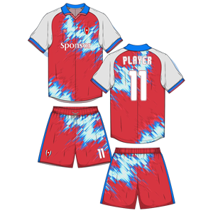 Full Dye Sublimation Custom Youth Soccer Jersey Manufacturer <b>Kids</b> Football Shirt No-Peeling Print Breathable Team Uniform Wholes - Product Image 5