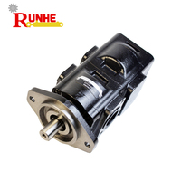 Bomba de aceite hidráulica de engranajes RUNHE de venta directa de fábrica para excavadora, función de inyección de aceite, hierro 3CX 4CX 333/G5390 3327/F9029