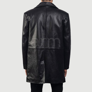 Winter Wear Wholesale High Quality Leather <b>Coat</b> Top Selling Cheap Price Lightweight <b>Men</b> Leather <b>Coat</b> - Product Image 4