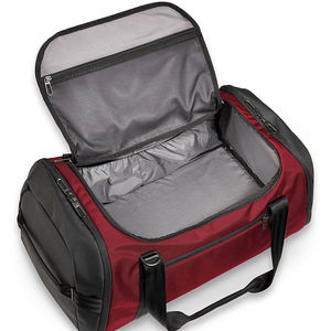 New Article Unisex Gym <b>Duffel</b> <b>Bag</b> 30-<b>40L</b> Polyester Zipper Closure Soft Handle Durable Casual Solid Red Design - Product Image 3