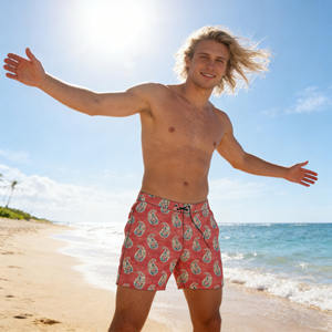 Shorts de sport pour homme respirants avec poche zippée Séchage rapide pour la salle de sport et les activités de plage - Product Image 1