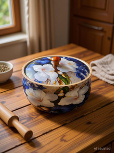 Pot à Chapati Moderne de Luxe en Bois Écologique, Compatible Lave-Vaisselle, Anti-Humidité, Grande Capacité, avec Couvercle, pour Conservation au Réfrigérateur - Product Image 1