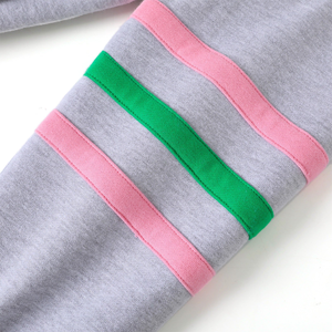 Custom Sorority Heather Grey Fleece <b>Cardigan</b> V-Neck Unisex Fit for B2B Wholesale Apparel Buyers and Wholesale Brand Sourcing - Product Image 4