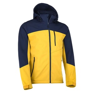 Veste softshell imperméable zippée pour homme, doublée polaire, à capuche, réfléchissante, pour l'hiver, la randonnée en plein air, coupe-vent et imperméable - Product Image 3