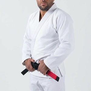 Uniforme de Jiu-jitsu Brasileño Blanco Hecho a Medida al por Mayor, Kimono 100% Algodón Transpirable y Duradero para Entrenamiento y Competencia BJJ Gi - Product Image 5