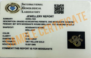 Elegante 10K oro sólido Pave VS diamante Real Natural cristal brillante nombre personalizado letra oso de peluche colgante colgantes finos encantos - Product Image 5