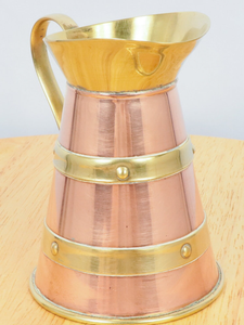 Carafe en cuivre de qualité supérieure pour le stockage de l'eau potable avec couvercle anti-fuite, idéale pour la maison, la cuisine et les restaurants. - Product Image 5