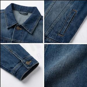 Chaqueta vaquera de moda para hombre, ropa personalizada de nuevo diseño, abrigos elegantes, chaqueta vaquera para correr con estampado trasero, chaqueta cortavientos - Product Image 4