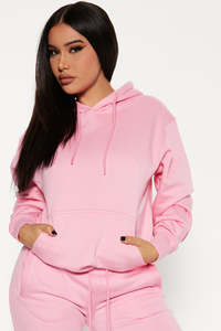 Conjunto de Sudadera con Capucha de Algodón Personalizado para Mujer, Tallas Grandes, Chándal Informal, Proveedor Mayorista - Product Image 5
