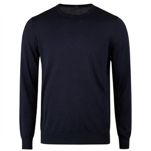 Pull en tricot à col rond pour femme, couleur unie, coupe classique, style décontracté d'automne - Product Image 3