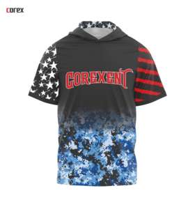 Sudadera con Capucha Personalizada Unisex de Manga Corta, Camiseta de Béisbol Sublimada con Nombre y Número, Poliéster/Algodón Transpirable, Corte Regular de Invierno, 280g - Product Image 1