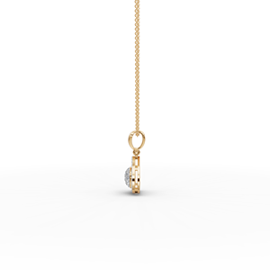 Pendentif et breloque géométriques en or et diamant de laboratoire, accessoire de luxe - Product Image 3