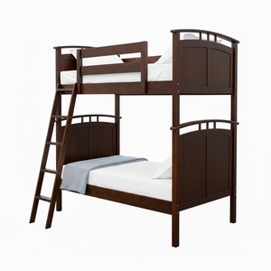 <b>Solid</b> Beech Hot Selling Traditional Twin Beech <b>Wood</b> Bistre <b>Bunk</b> <b>Bed</b> Eco-Friendly Stackable CPSC ASTM Standards Qualified - Product Image 1