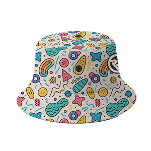 Sombrero de Pescador con Diseño Floral de Rosas Rosadas, Personalizable con Logotipo, Estampado de Flores, Unisex, Sublimado, Protección Solar, Moda Primavera - Product Image 2