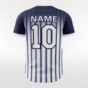 Breathable Polyester Sublimated Baseball Jersey Custom Logo Number Print Quick Dry Team Uniform for Men & Youth - Product Image 3