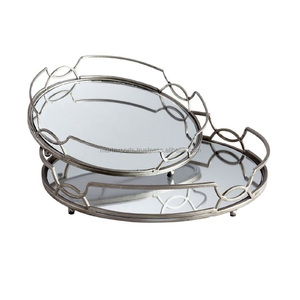 Bandeja de Servir de Aluminio Resistente, Hecha a Mano, Personalizable, con Acabado Pulido, Plato Metálico Multiusos para Té, Café, Aperitivos y Comida - Product Image 4