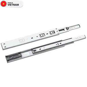 Viet Glissières de tiroir modernes en acier zingué à pleine extension pour cuisine chambre entrepôt - Product Image 1