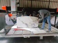 Machine de découpe de pierre GANGER 2026, scie à pont CNC, contrôleur 29KW 380V, haute productivité, pour marbre, granit et quartz