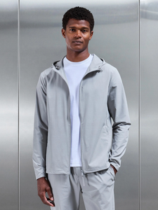 Conjunto Deportivo Ligero con Capucha para Hombre, Chaqueta con Cierre Completo y Pantalones, Transpirable, Color Sólido, Ropa Casual de Calle para Primavera - Product Image 3