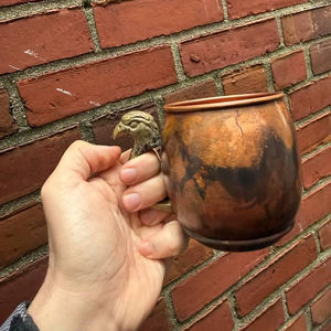 Tazas Antiguas de Cobre con Diseño de Abejas en Relieve, Tazas Únicas para Bar y Restaurantes, Tazas para Champán para Fiestas y Halloween - Product Image 1