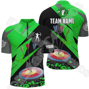 T-shirt de chasse et de tir à l'arc pour homme, modèle 2026, neuf, respirant, imperméable, confortable, en polyester, avec options personnalisables - Product Image 3